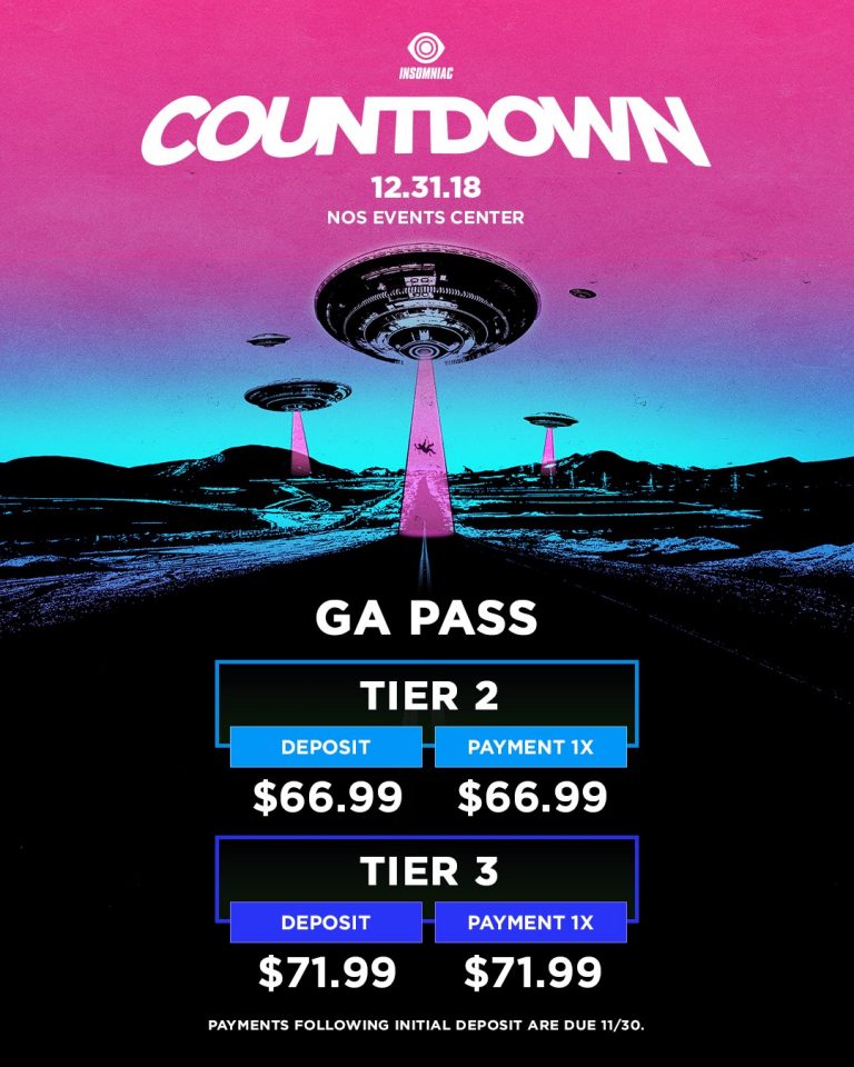 Insomniac’s Countdown Invades NOS Center with Badass Lineup for NYE